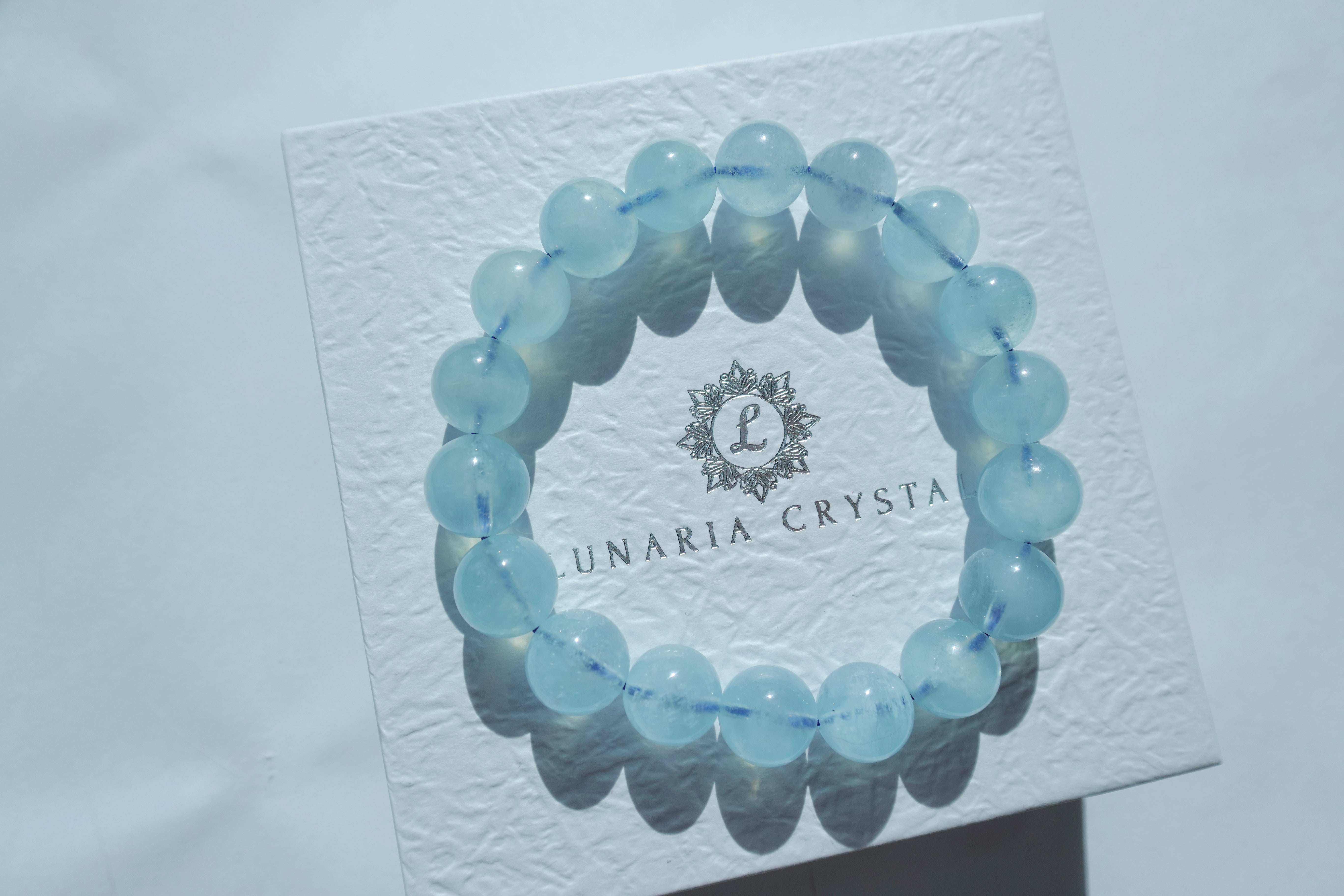Aquamarine Crystal Bracelet